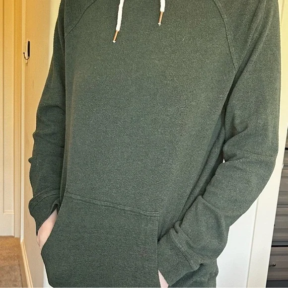 Gray Hoodie with White Drawstrings - Picture 3 of 3